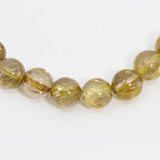 【一点もの】タイチンルチルクォーツ 8mm シンプルブレスレット【鑑別書付き】